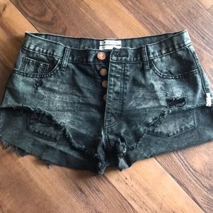 One Teaspoon Denim Shorts